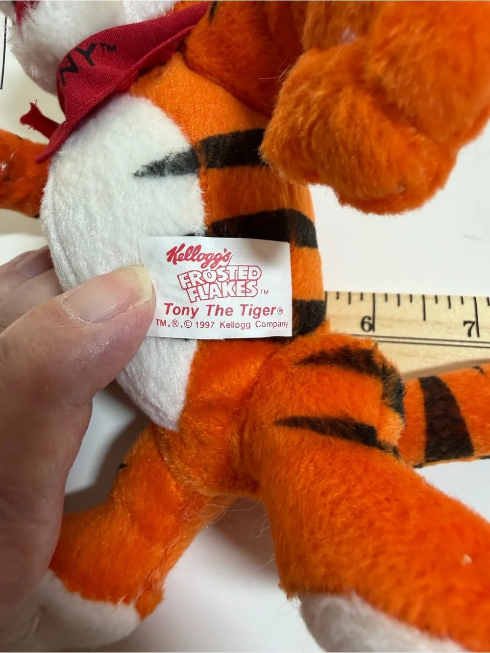 Two Kellogg Tony the Tiger plush
